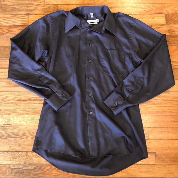 Geoffrey Beene Other - Charcoal Gray Long Sleeve Button Down Dress Shirt